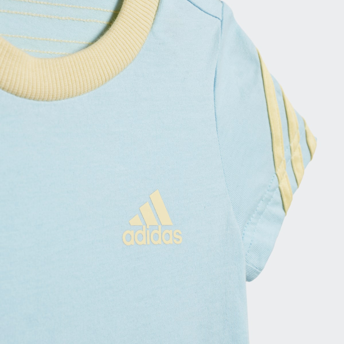 Adidas 3-Stripes Onesie with Bib. 8