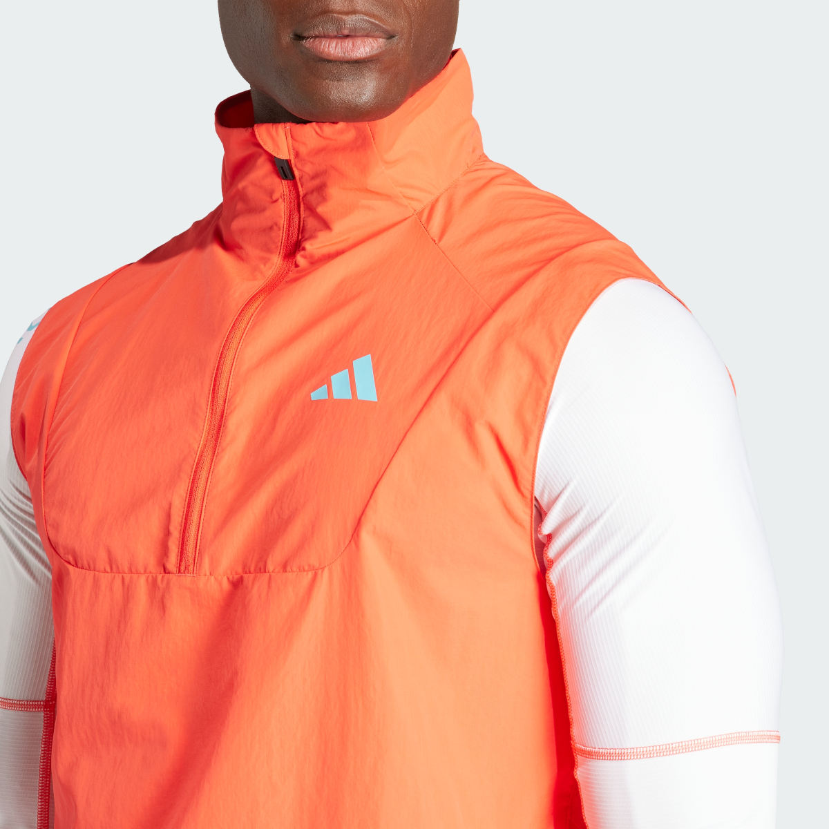 Adidas Adizero Half-Zip Running Vest. 6