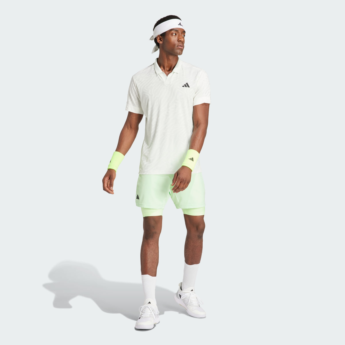 Adidas Tennis HEAT.RDY Şort ve İç Tayt Takımı. 6