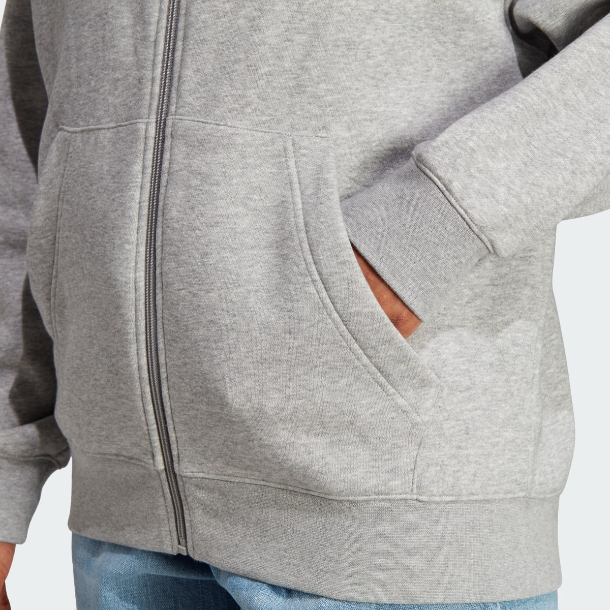 Adidas Essentials Full-Zip Boyfriend Hoodie. 7