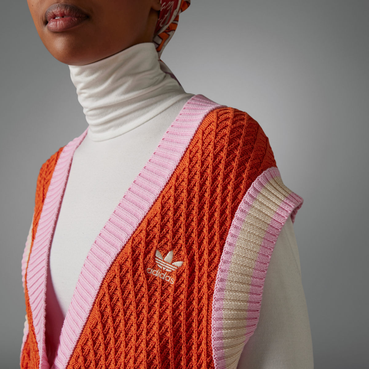 Adidas Adicolor 70s Knit Vest. 7