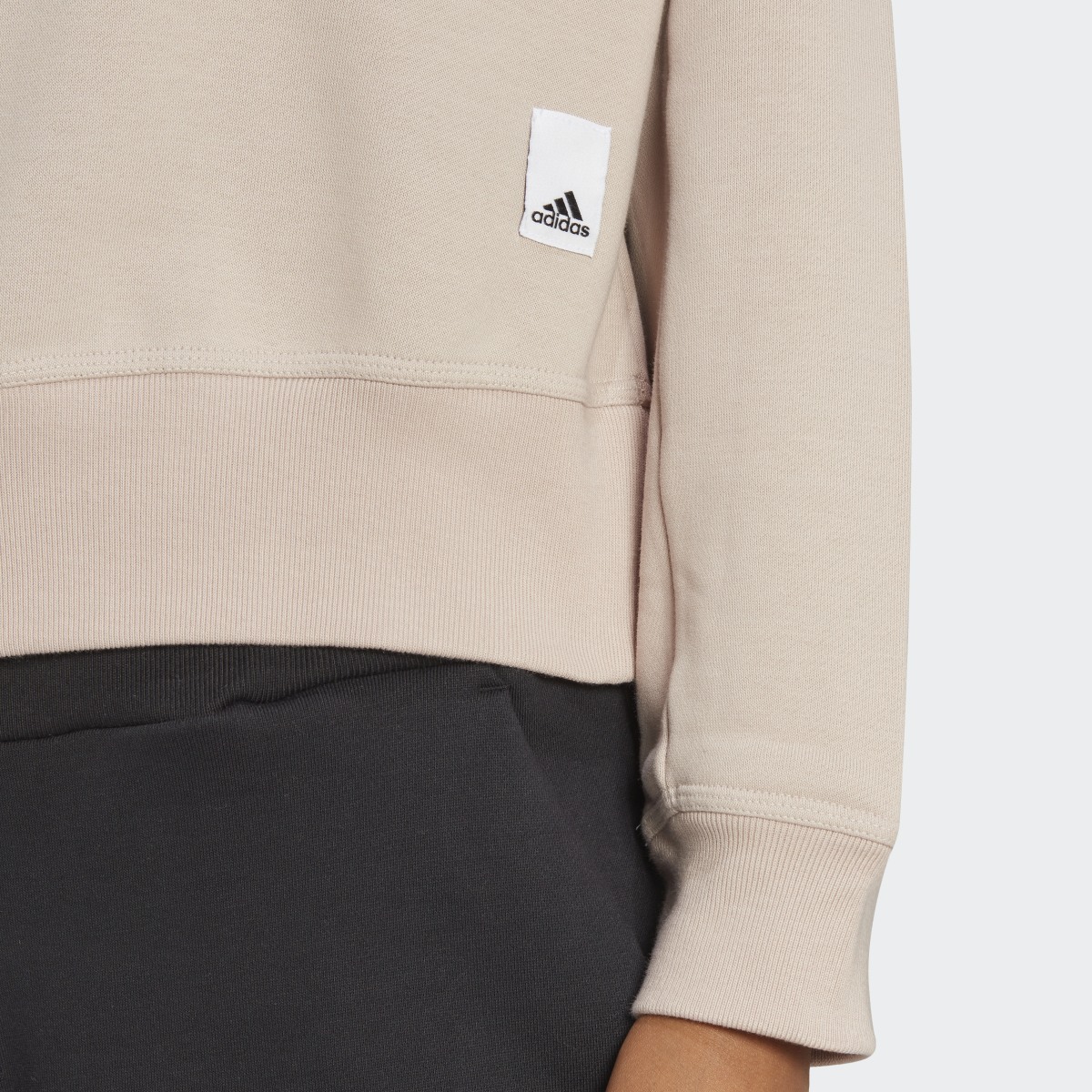 Adidas Lounge Fleece Sweatshirt. 6