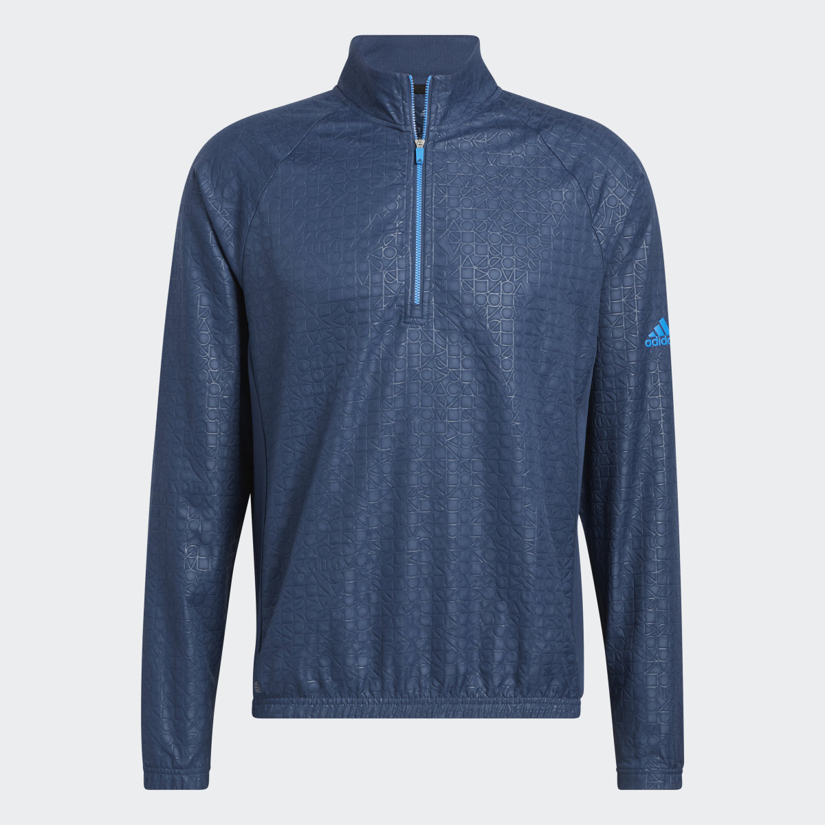 Adidas Debossed Quarter-Zip Pullover. 5