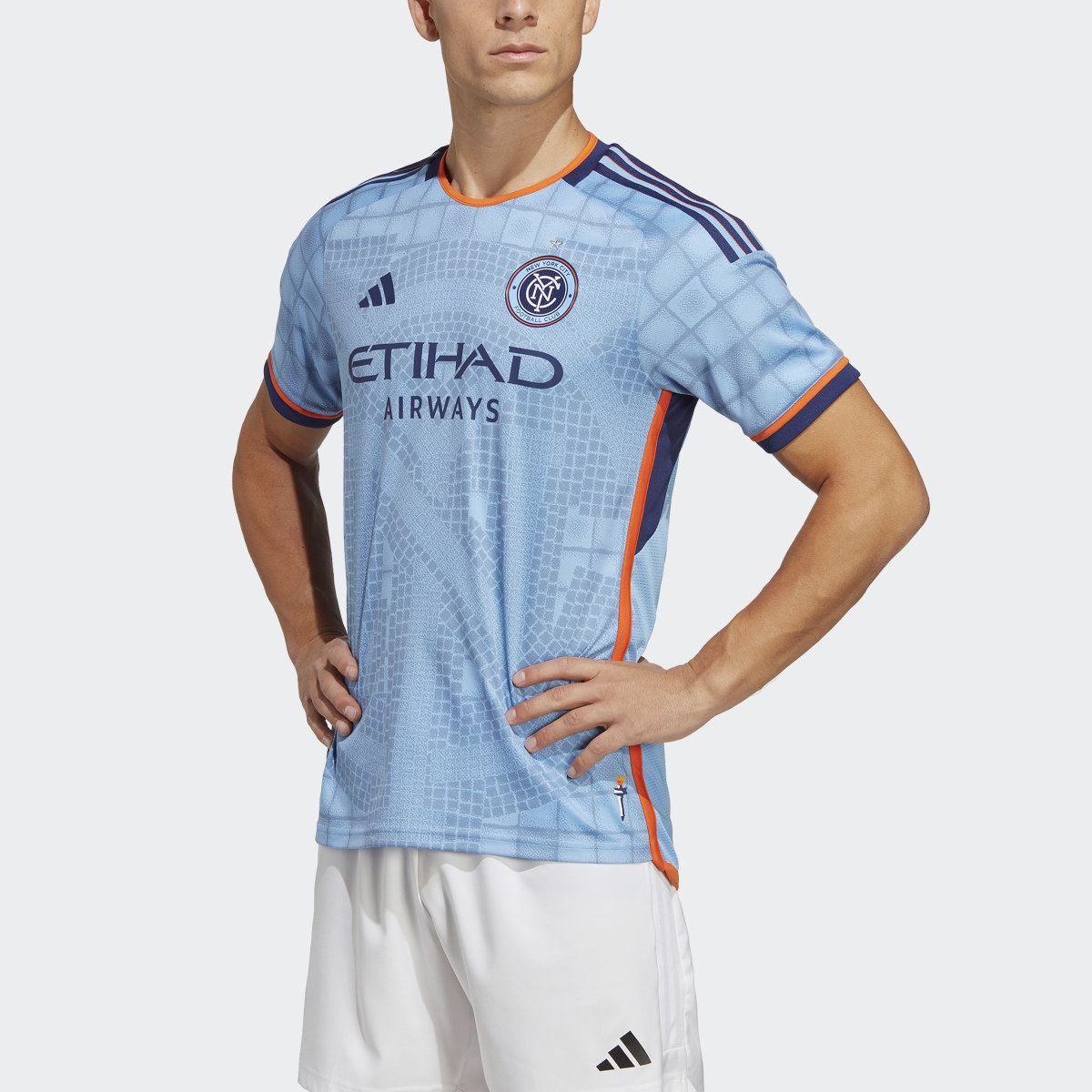 Adidas New York City FC 23/24 Home Authentic Jersey. 3