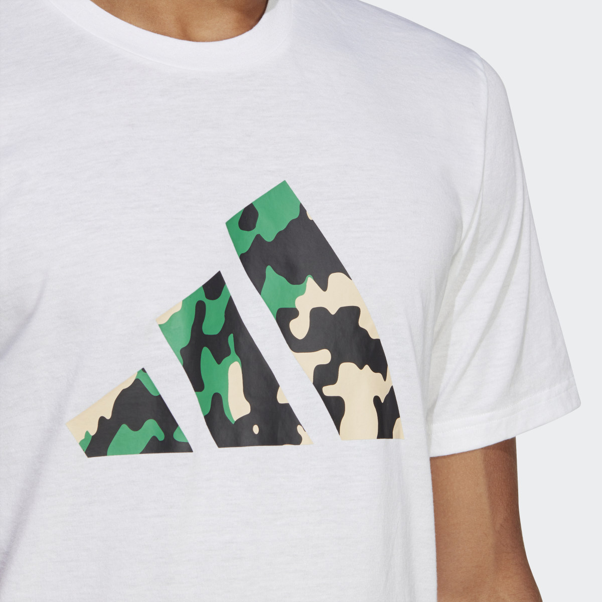 Adidas Train Essentials Seasonal Logo Training Tee. 6