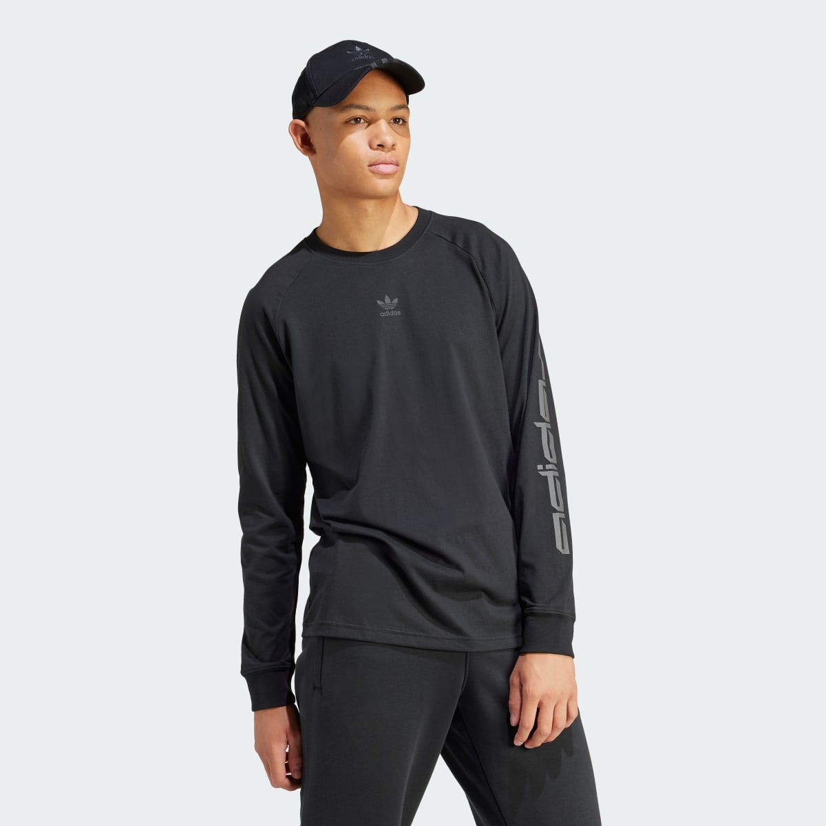 Adidas Graphic Long Sleeve T-Shirt. 4