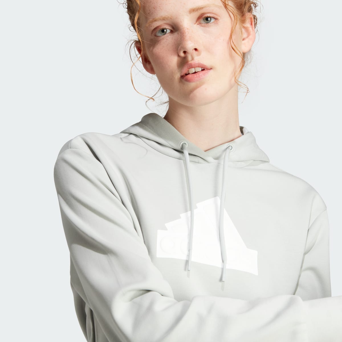 Adidas Future Icons Badge of Sport Bomber Hoodie. 6