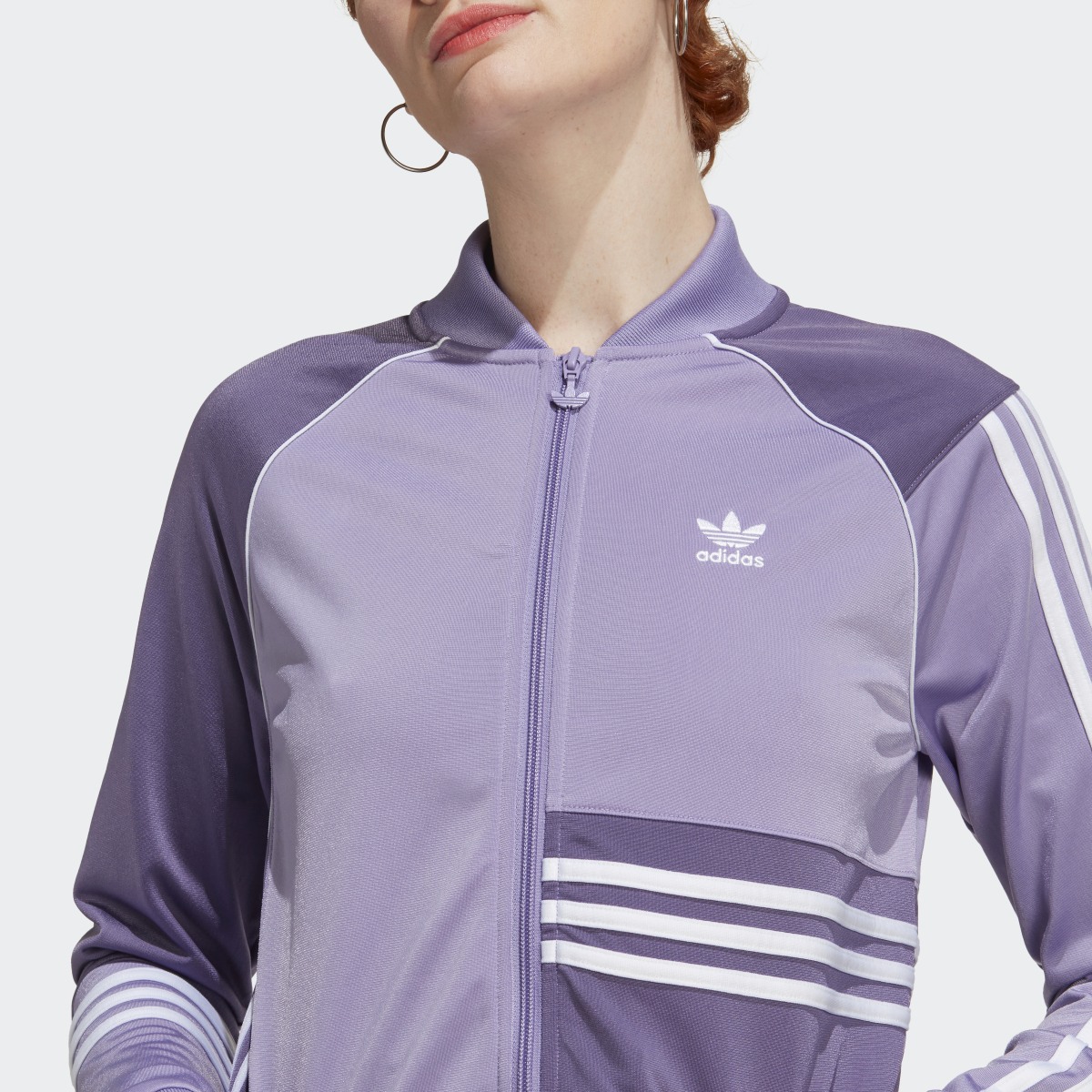 Adidas crop track jacket on sale