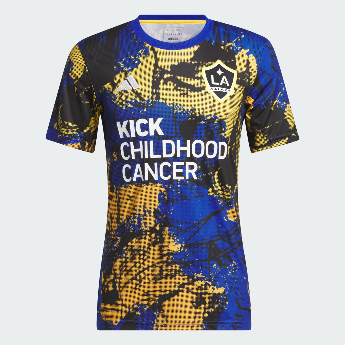 Adidas Los Angeles Galaxy Marvel MLS Kick Childhood Cancer Pre-Match Jersey. 5