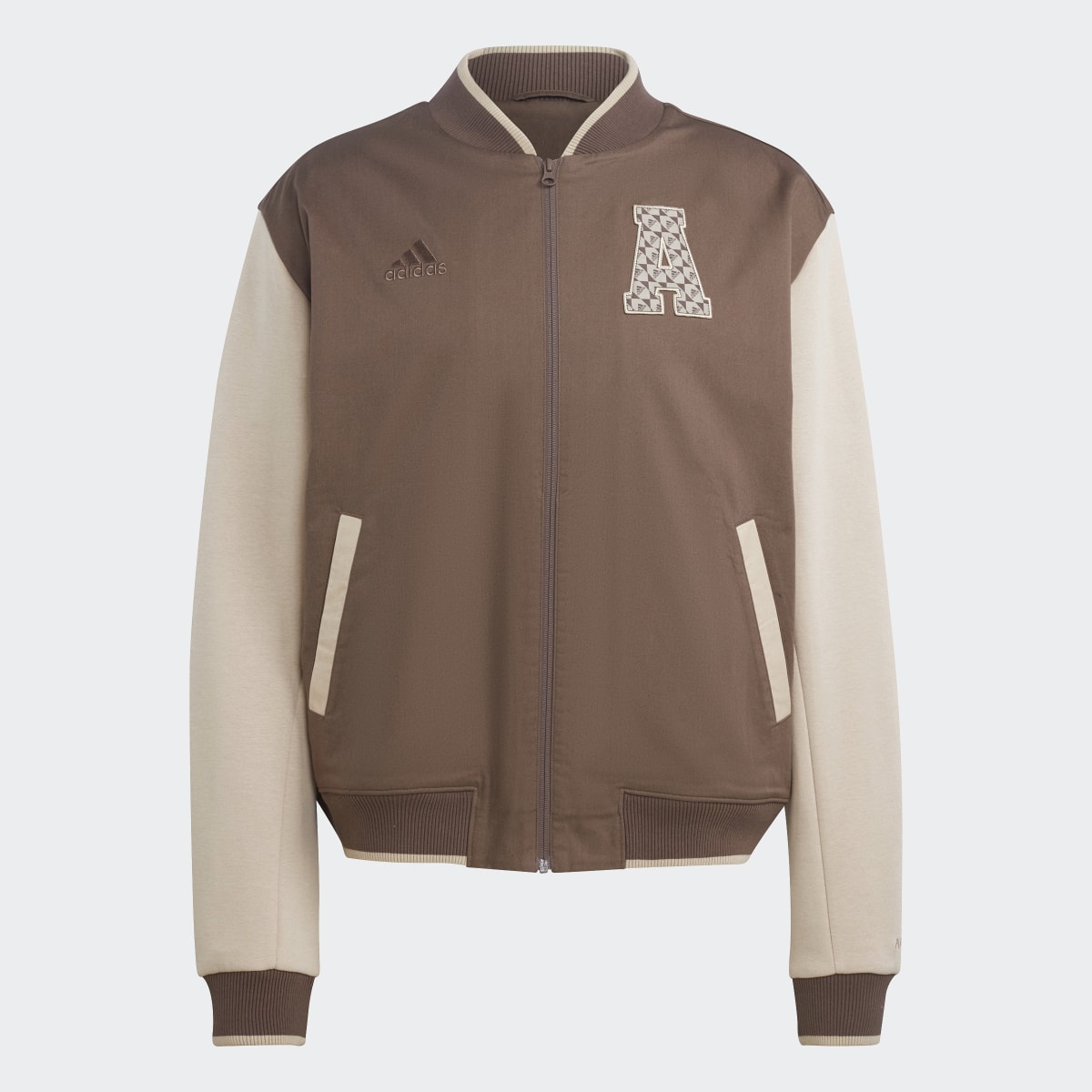 Adidas ALL SZN Logomania Collegiate Jacket. 4
