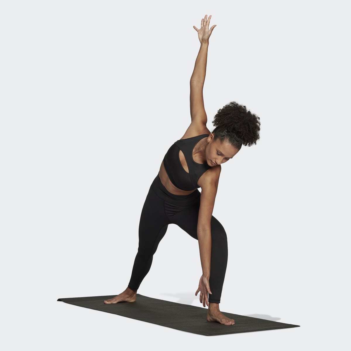 Adidas Yoga Studio Luxe Wind Super-High-Waisted Rib Leggings. 4