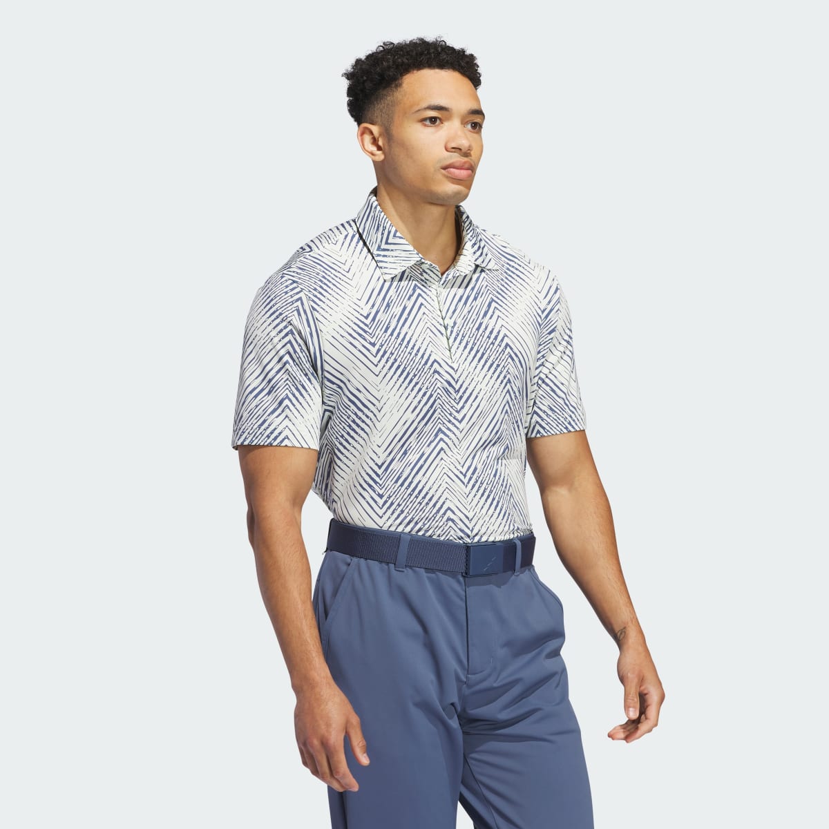 Adidas Ultimate365 Allover Print Polo Shirt. 4