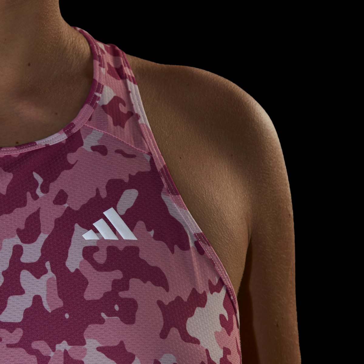 Adidas Own the Run Camo Running Tank Top. 8