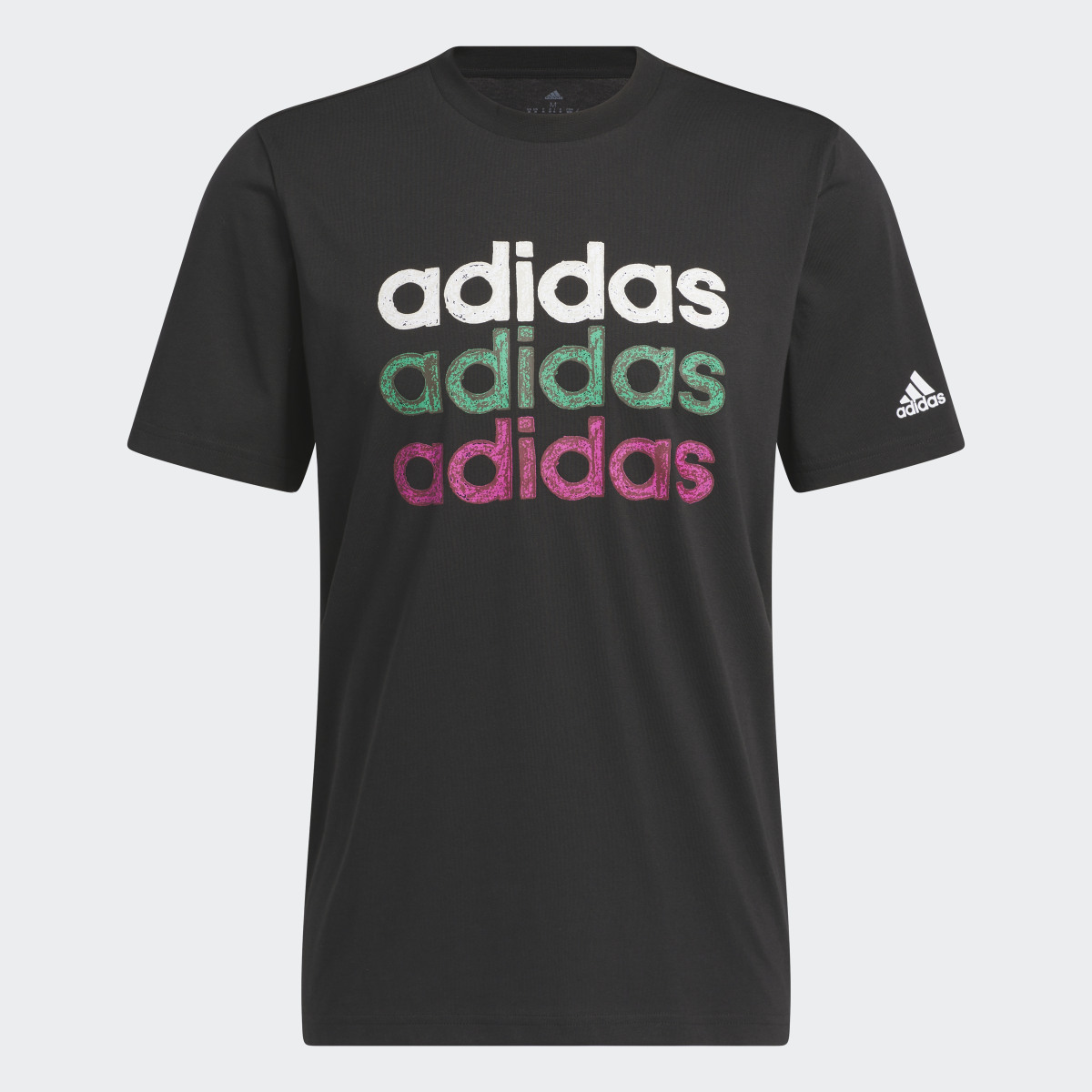 Adidas Multi Linear Sportswear Graphic Tee (Short Sleeve). 5