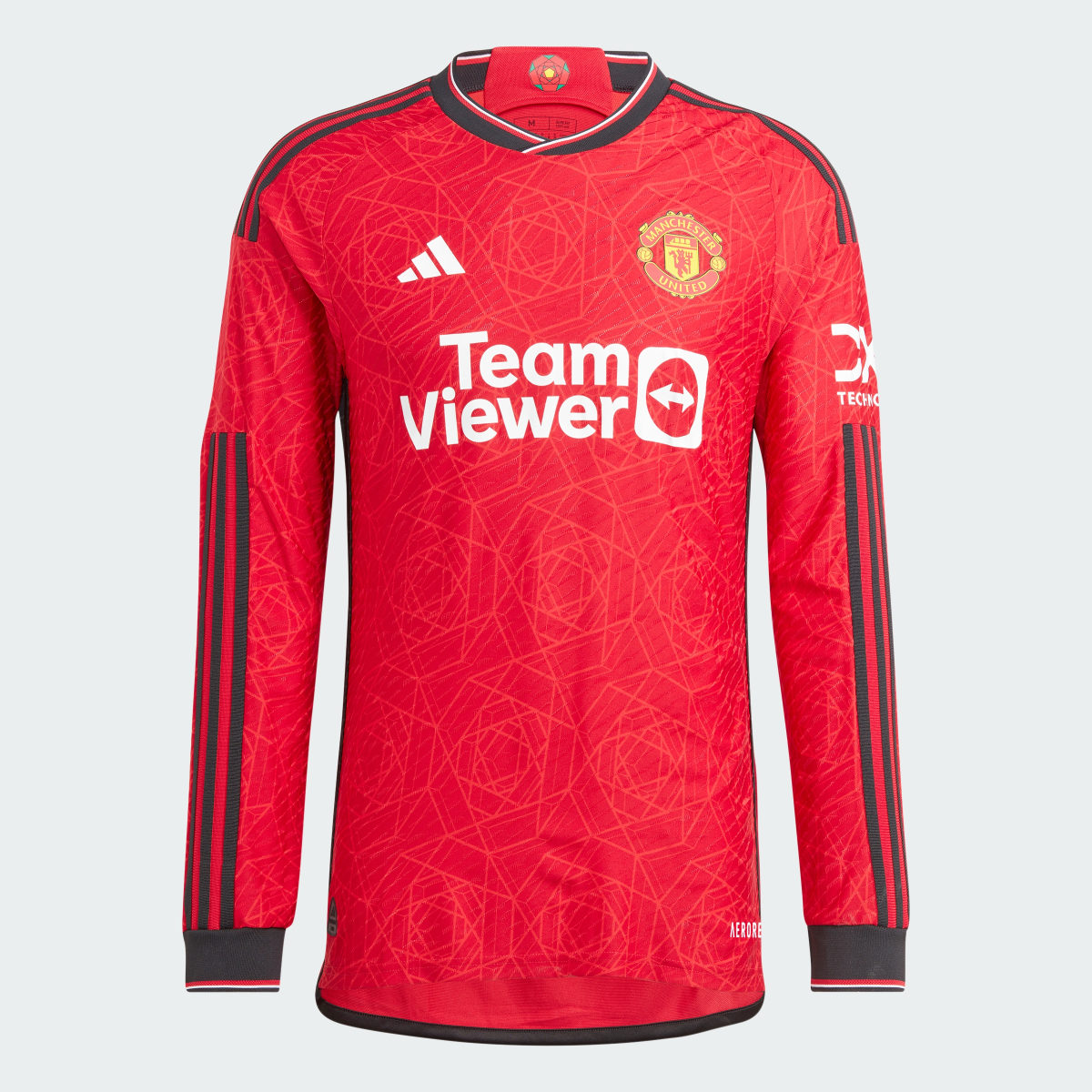 Adidas Manchester United 23/24 Long Sleeve Home Jersey. 5