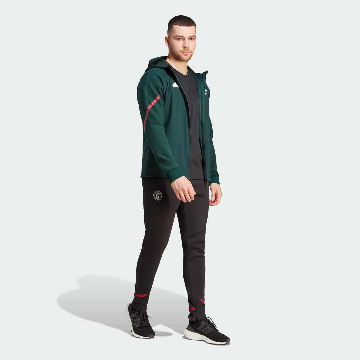 Adidas Manchester United Designed for Gameday Full-Zip Kapüşonlu Üst. 4