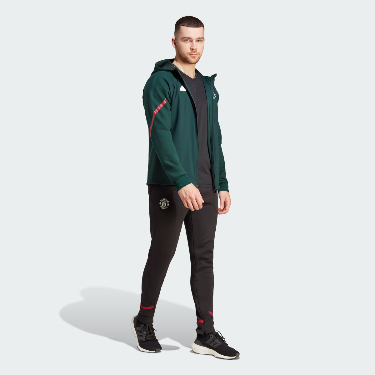 Adidas Veste à capuche entièrement zippée Manchester United Designed for Gameday. 4