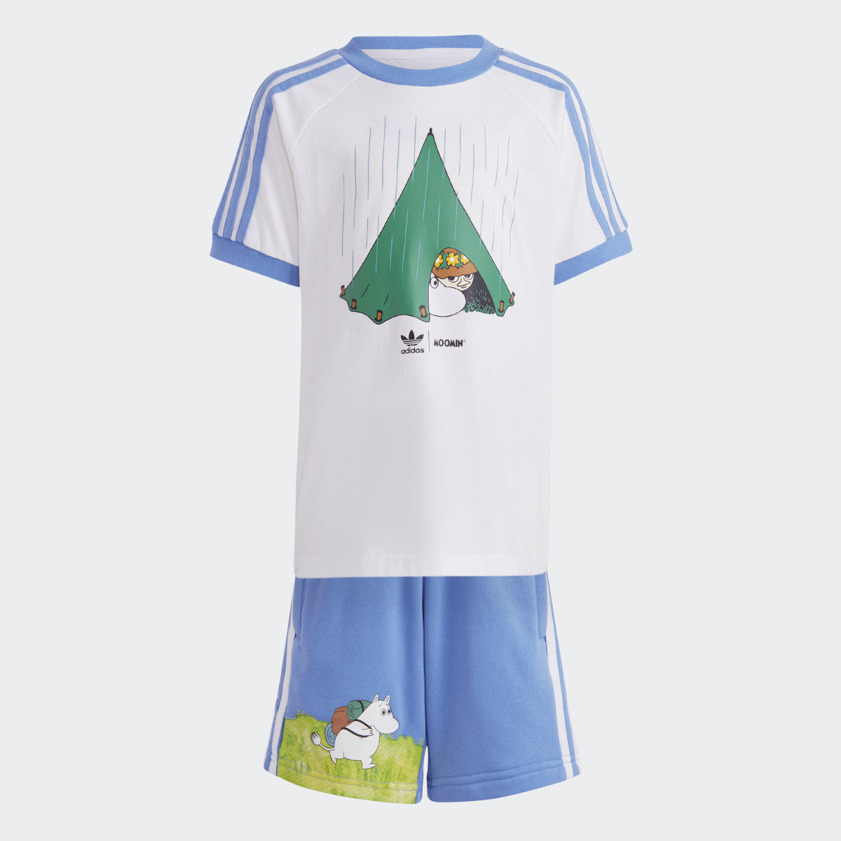 Adidas Originals x Moomin Shorts and Tee Set. 4