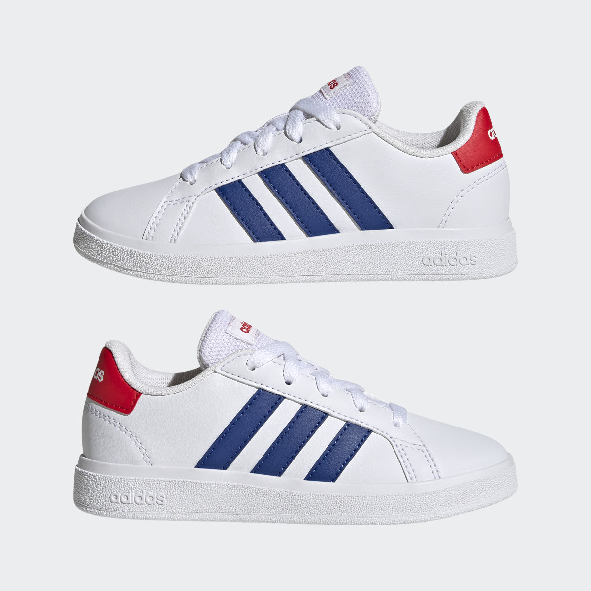 Adidas Chaussure Grand Court Lifestyle Tennis Lace-Up. 8