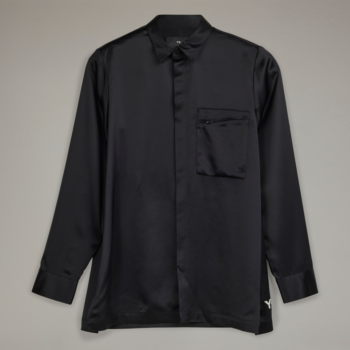 Adidas Y-3 Tech Silk Shirt. 5