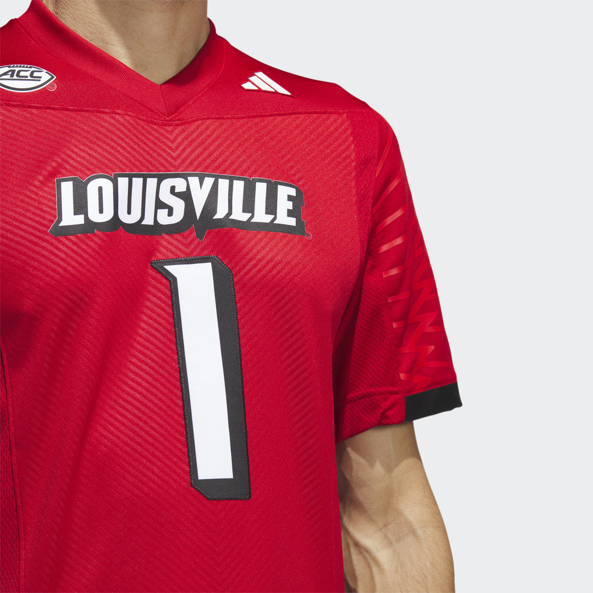 Adidas Louisville Football Home Jersey. 7