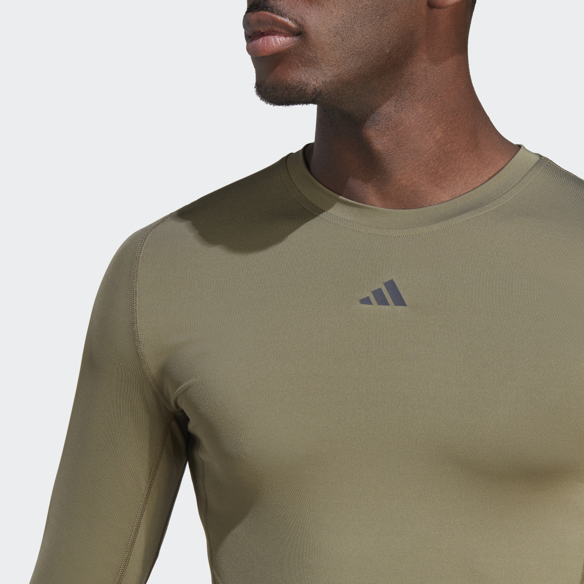 Adidas Techfit Training Long Sleeve Tee. 6