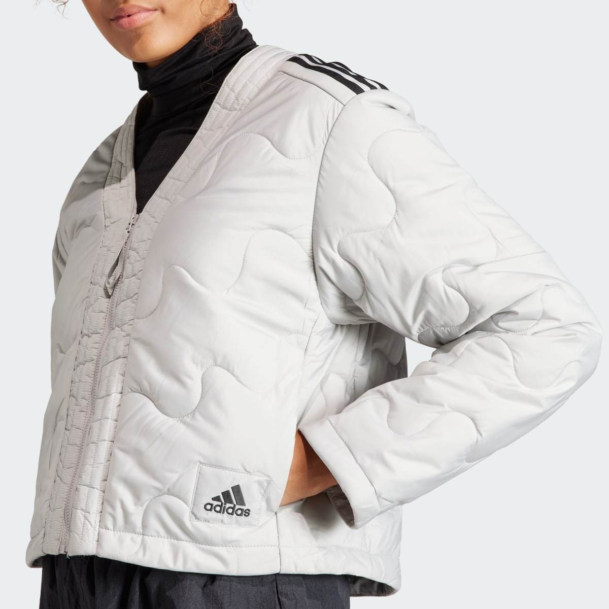 Adidas Nuganic Crop Light Insulation Jacket. 7