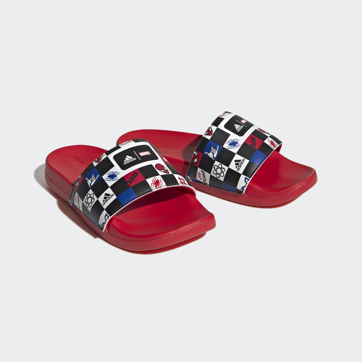 Adidas x Disney Adilette Comfort Spider-Man Slides. 5