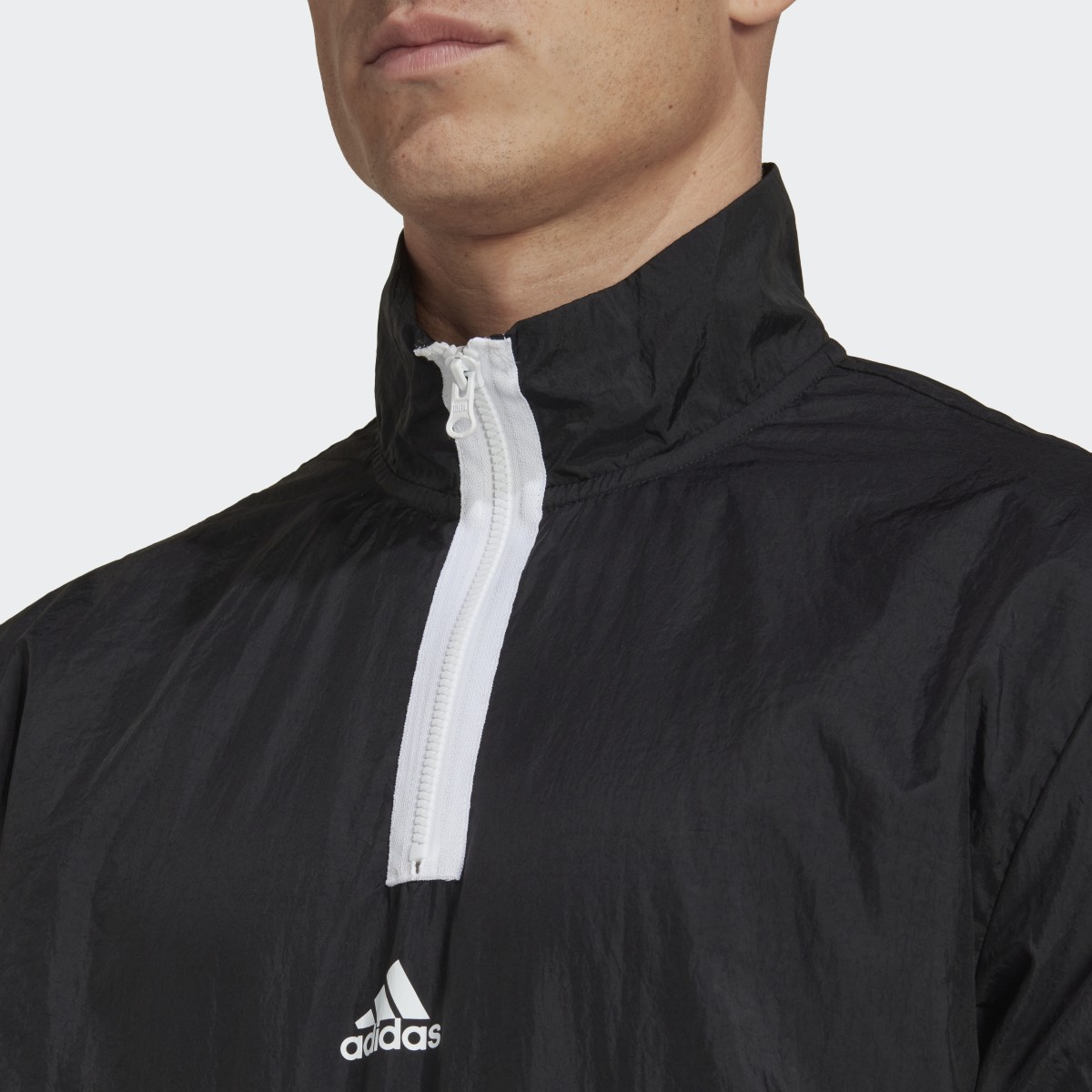 Adidas Felpa Future Icons 3-Stripes Woven 1/4 Zip. 6