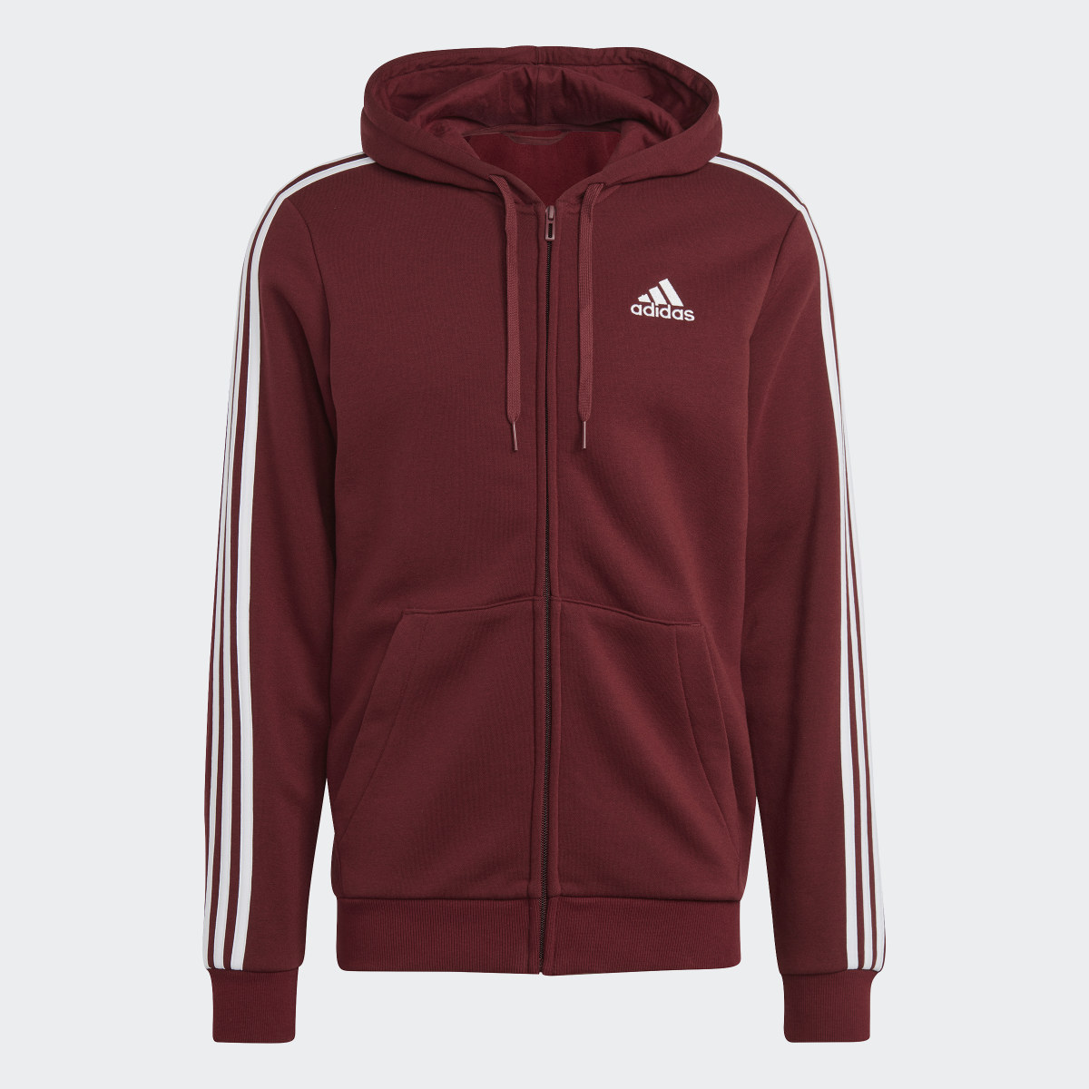 Adidas Essentials Fleece 3-Streifen Kapuzenjacke. 5