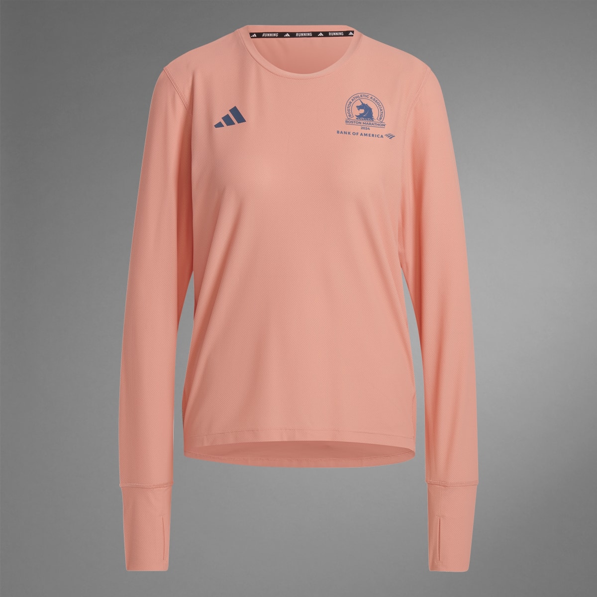 Adidas Boston Marathon® 2024 Own the Run Long Sleeve Tee. 9