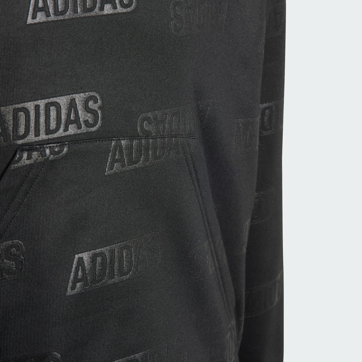 Adidas Sudadera con capucha Brand Love Gold Debossed (Adolescentes). 5
