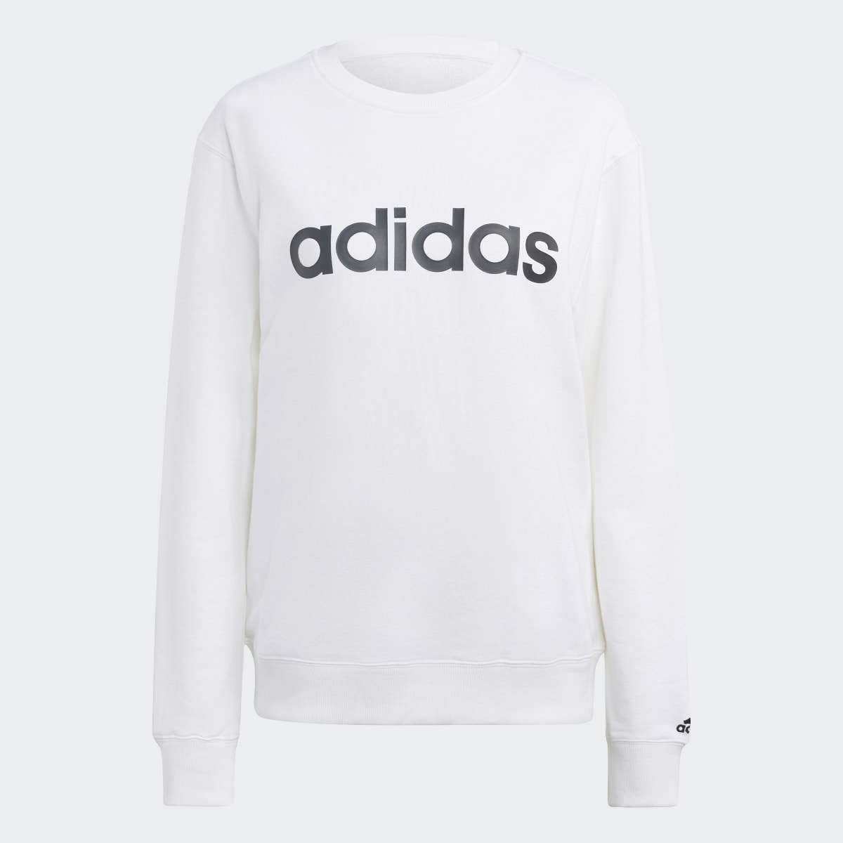 Adidas Essentials Linear French Terry Sweatshirt. 5