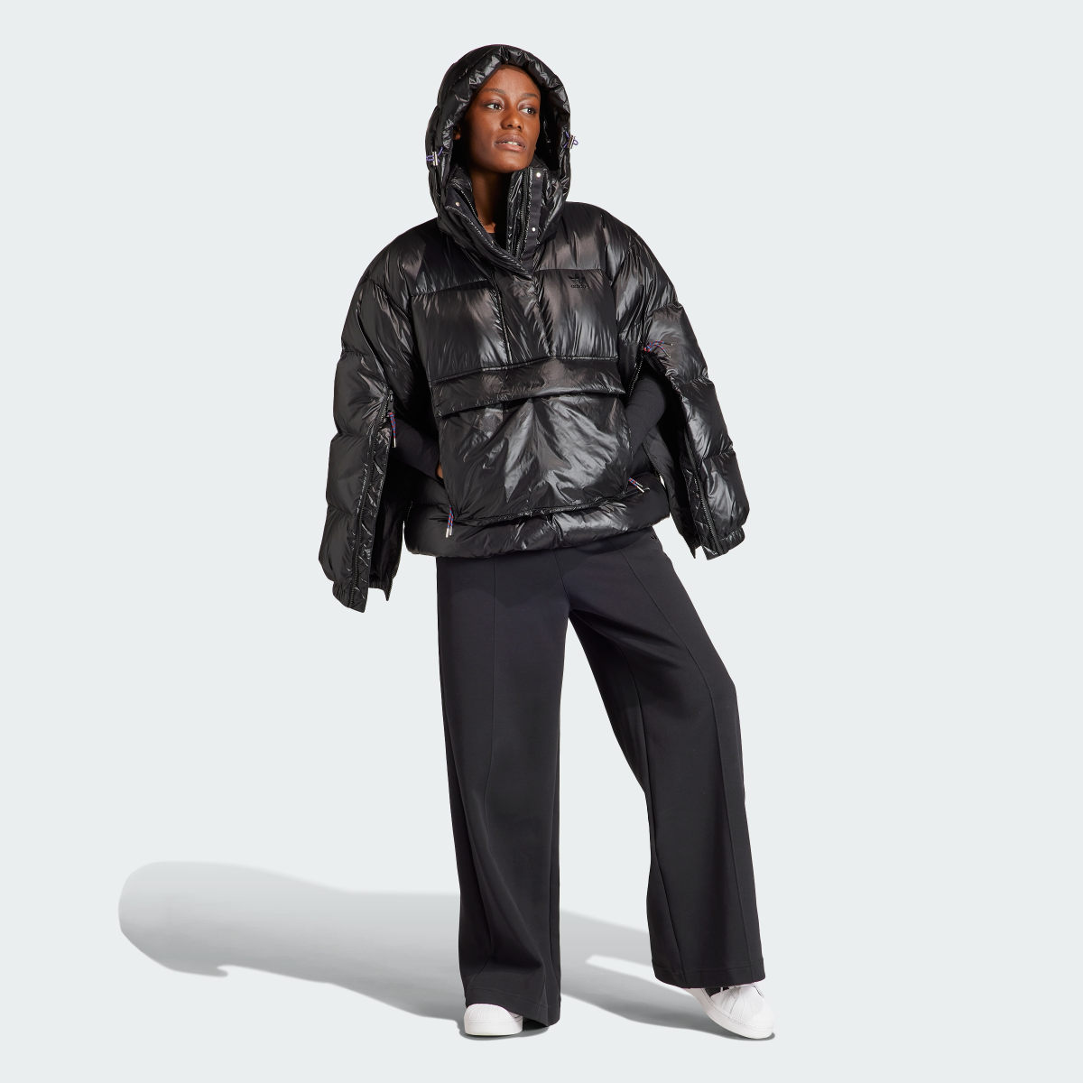 Adidas Puffed Throw-Over Jacket. 4