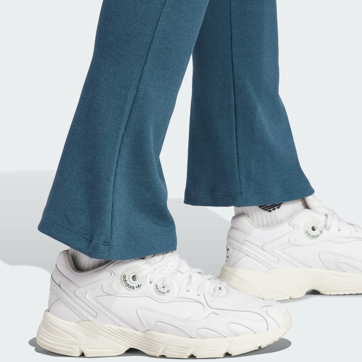 Adidas Essentials Rib Flared Pants. 6