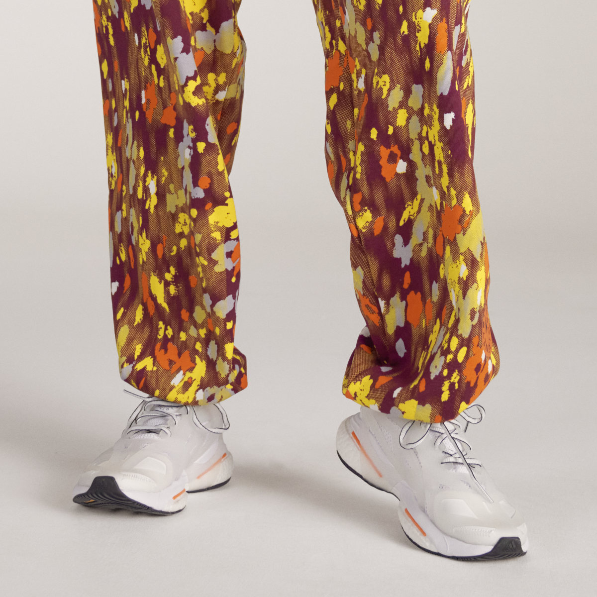 Adidas by Stella McCartney Floral Printed Woven Track Joggers. 11