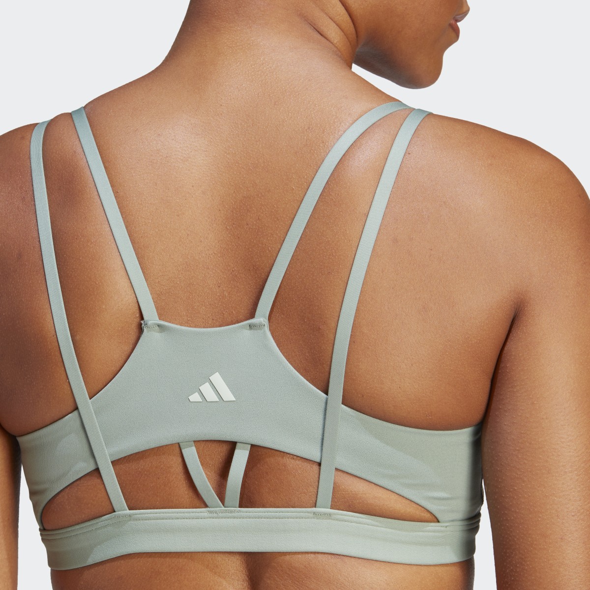 Adidas Yoga Studio Luxe Light-Support Sporcu Sütyeni. 9