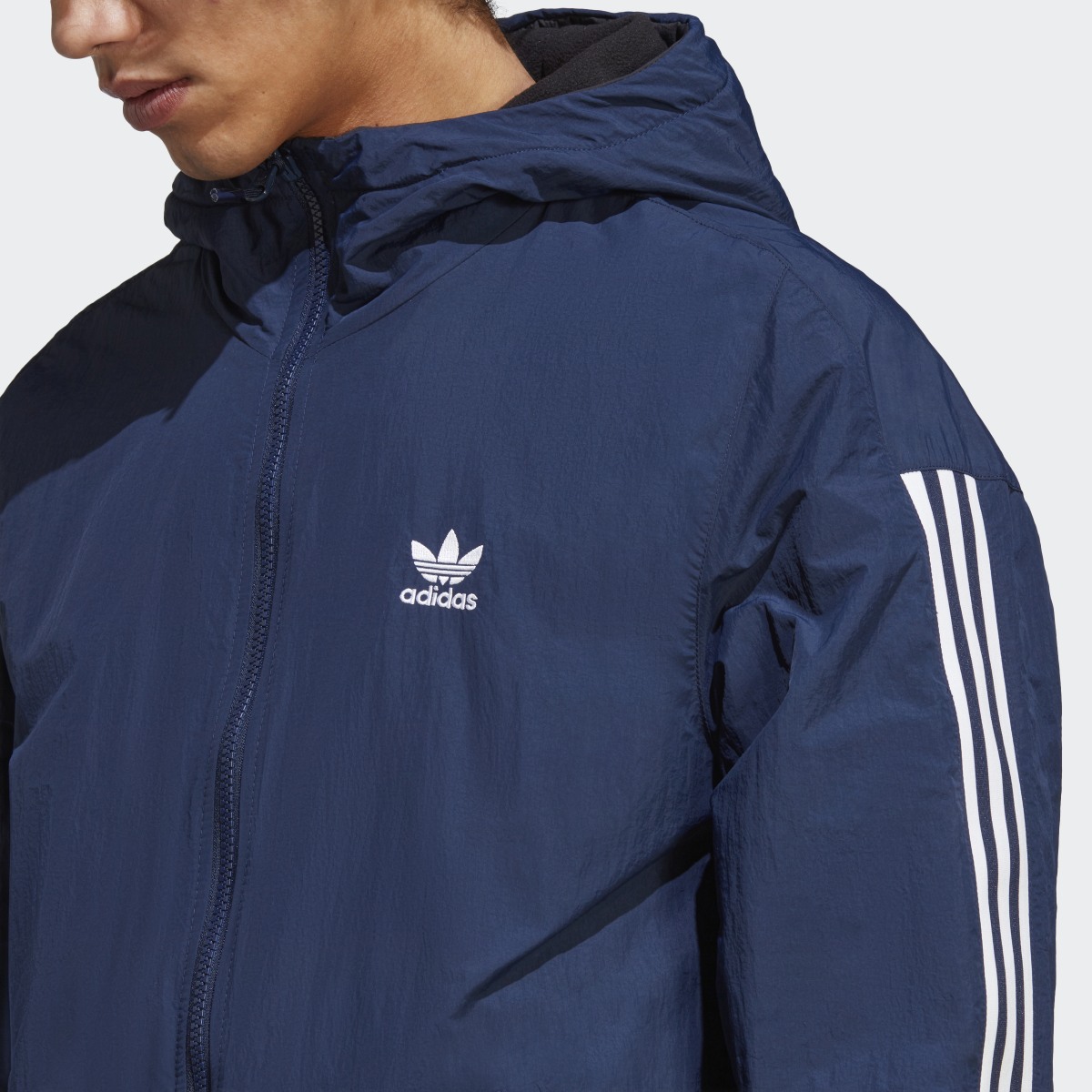 Adidas Casaco Reversível em Fleece Polar. 8