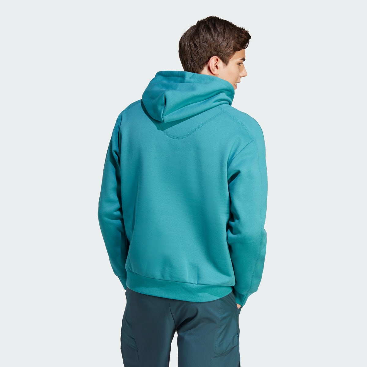 Adidas Lounge Fleece Kapüşonlu Üst. 4