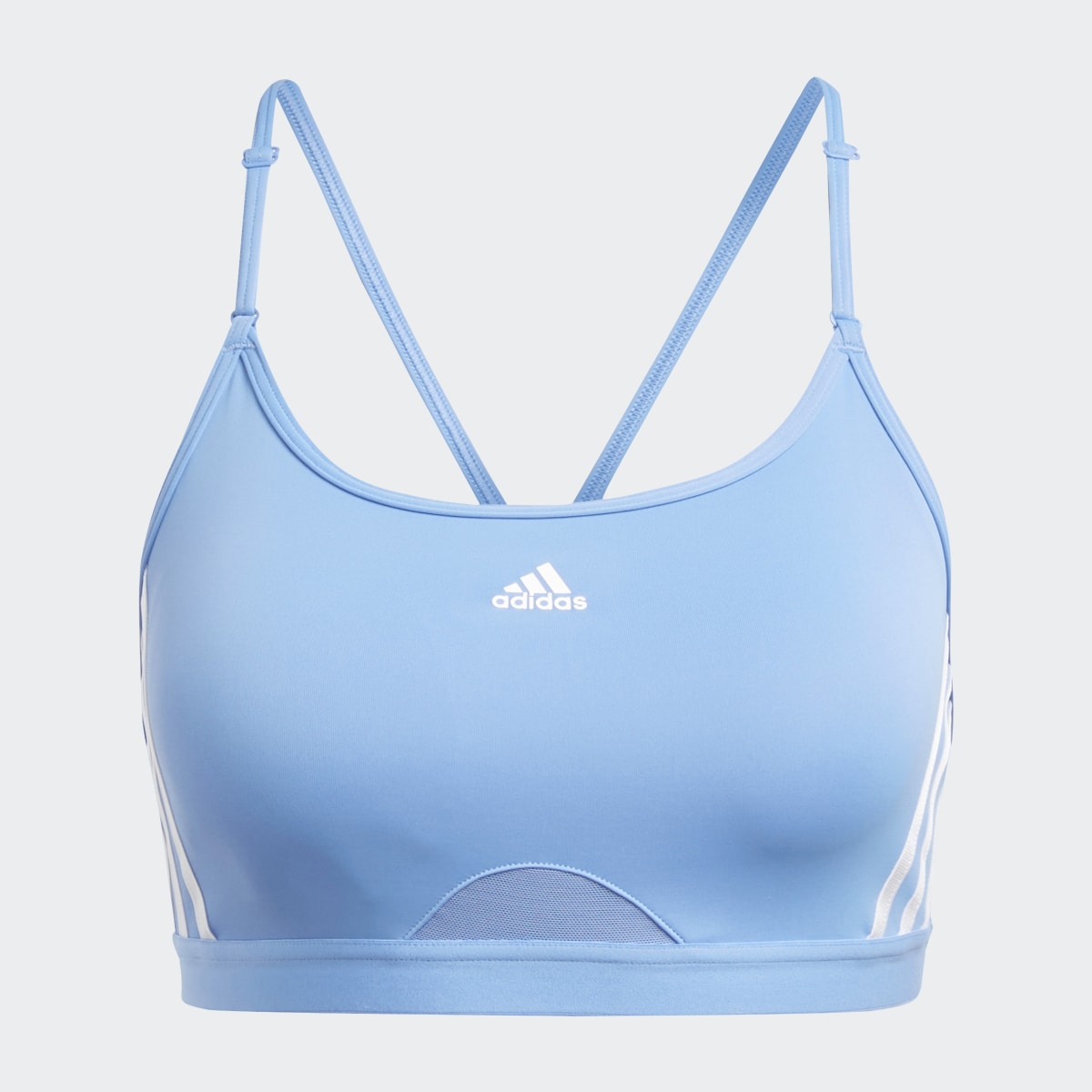 Adidas Aeroreact Training Light-Support 3-Stripes Bra. 5