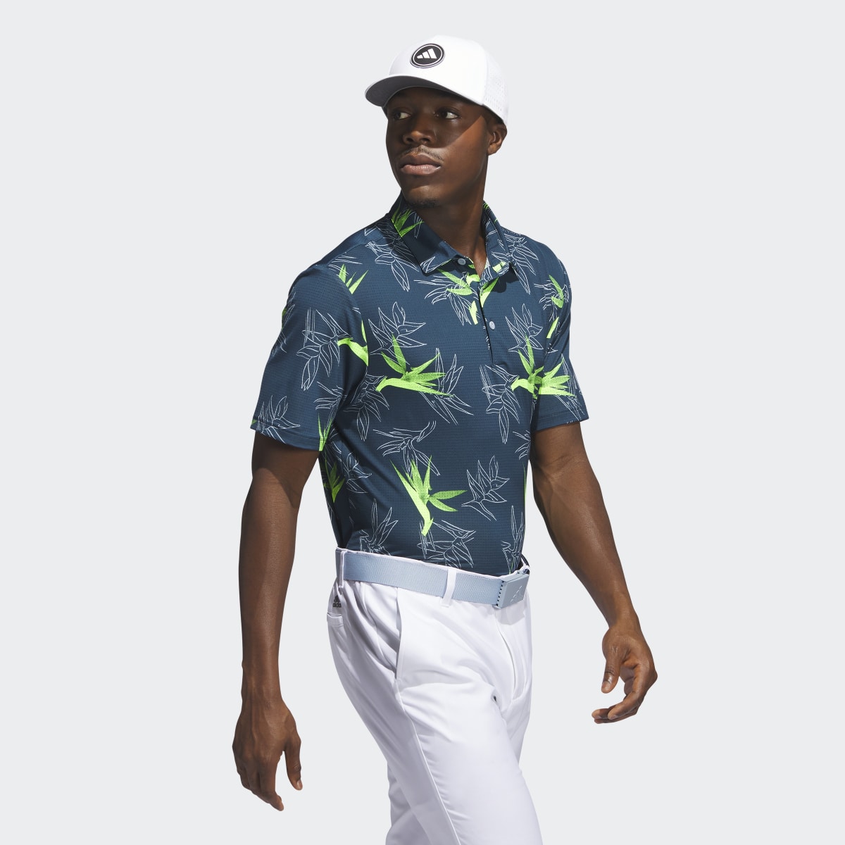 Adidas Oasis Mesh Golf Polo Shirt. 4