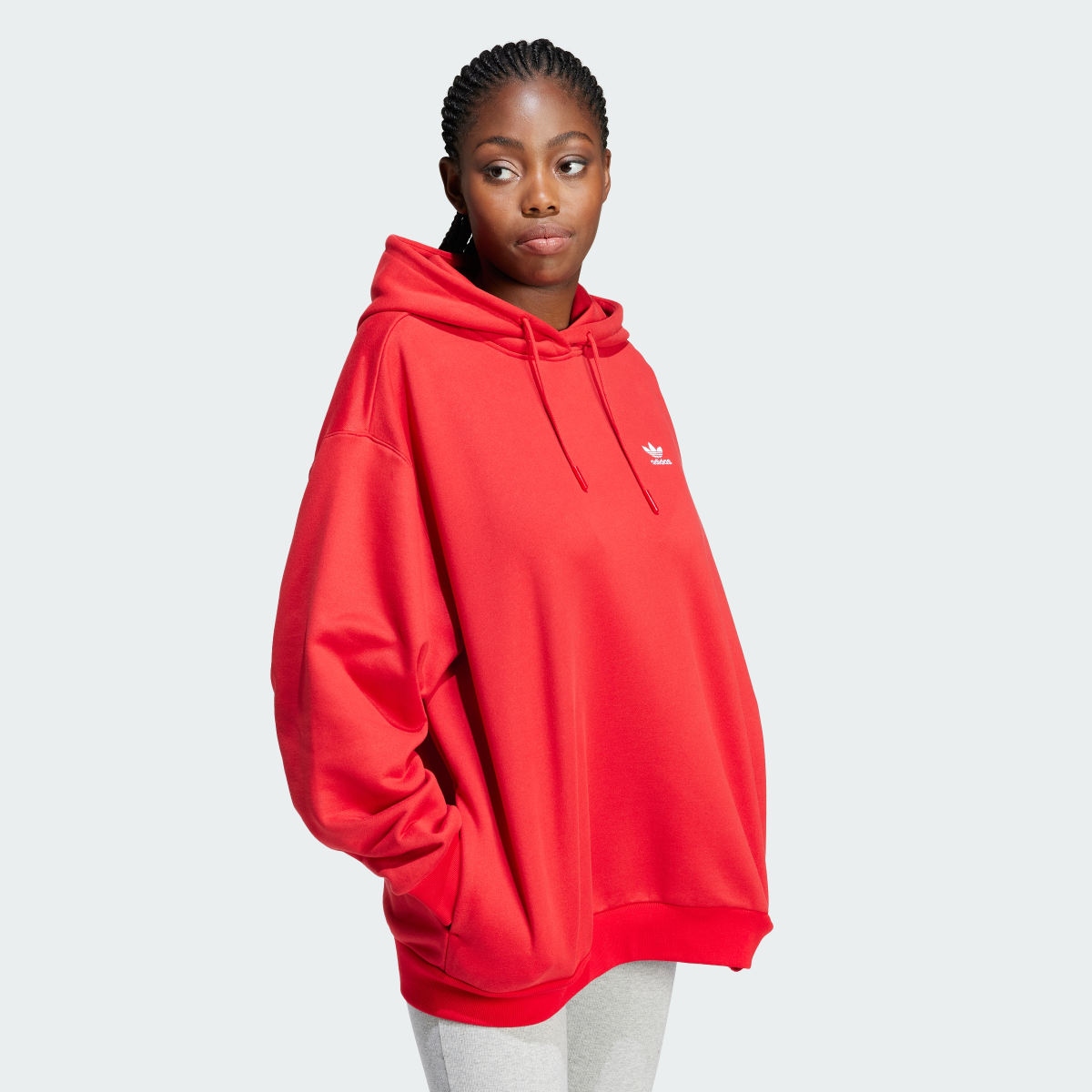 Adidas Hoodie Trefoil Oversized. 4