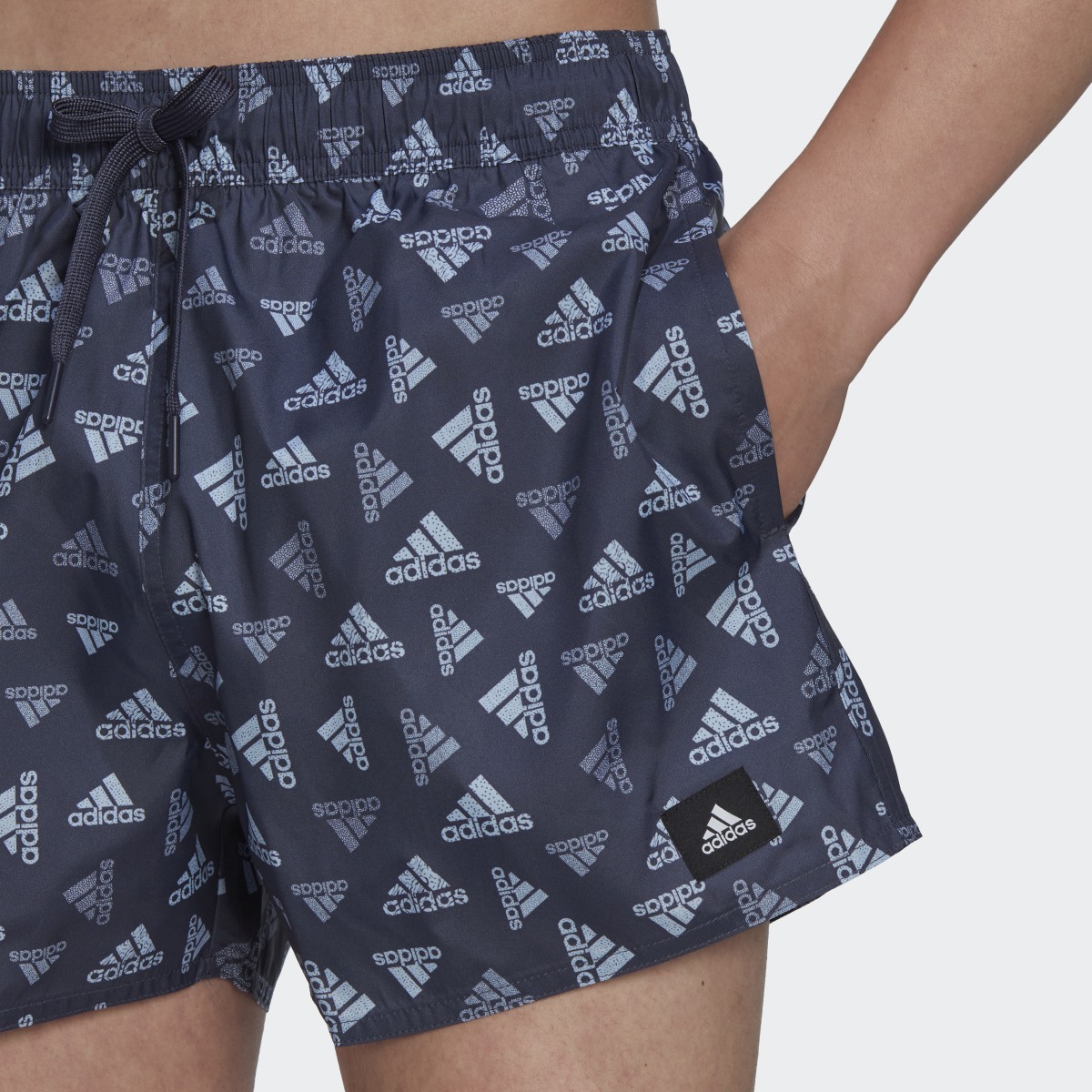 Adidas Short da nuoto Logo Print CLX Very Short Length. 5