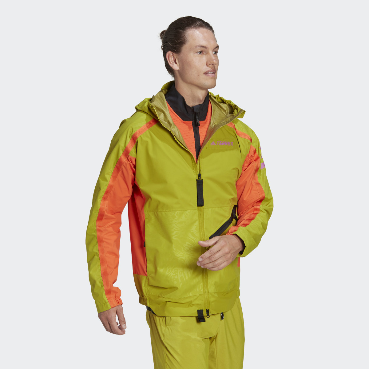 Adidas Terrex Utilitas Rain Jacket. 5