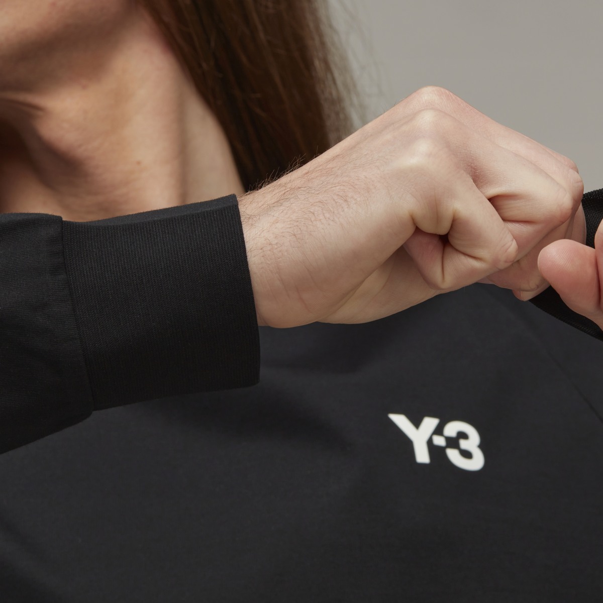 Adidas Y-3 Stripes Long Sleeve Tee. 8