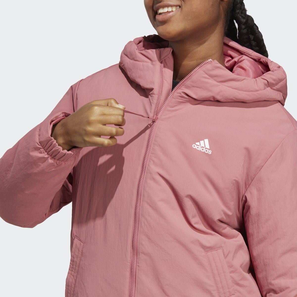 Adidas BSC Sturdy Insulated Hooded Jacket. 6