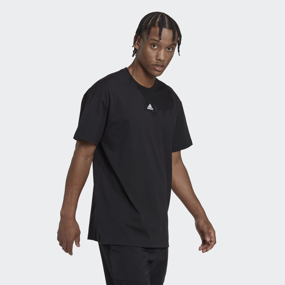 Adidas Essentials FeelVivid Drop Shoulder Tee. 4