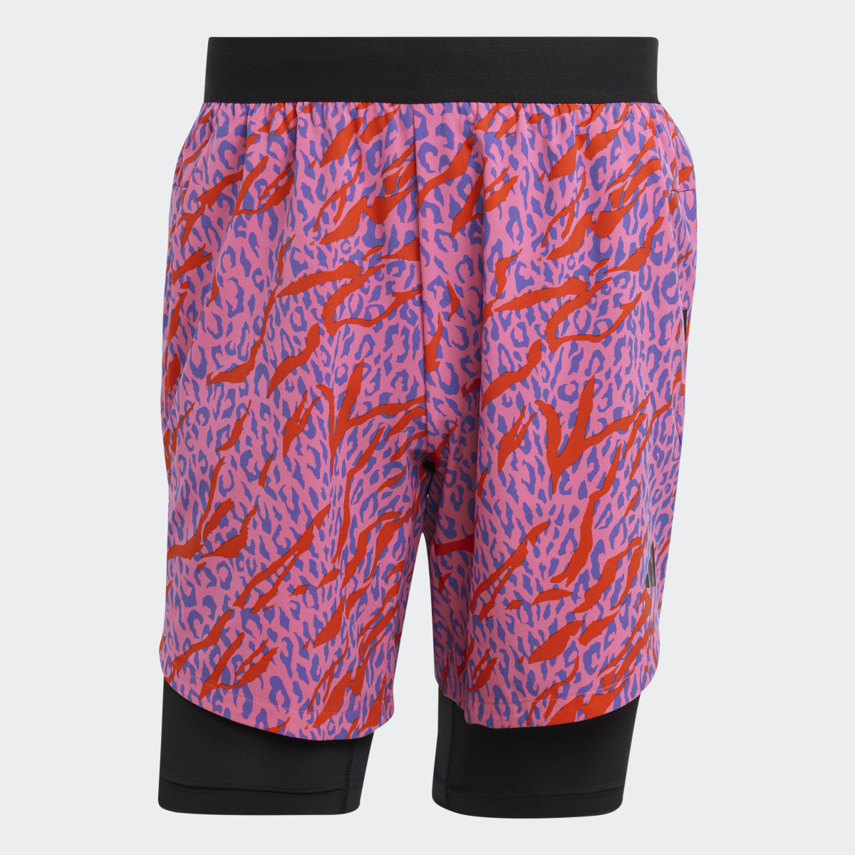 Adidas Shorts HIIT Estampado Animal Curados por Cody Rigsby. 4