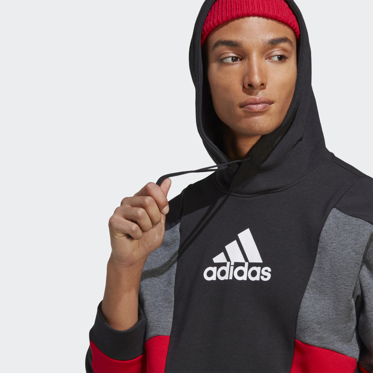 Adidas Essentials Colorblock Hoodie. 6