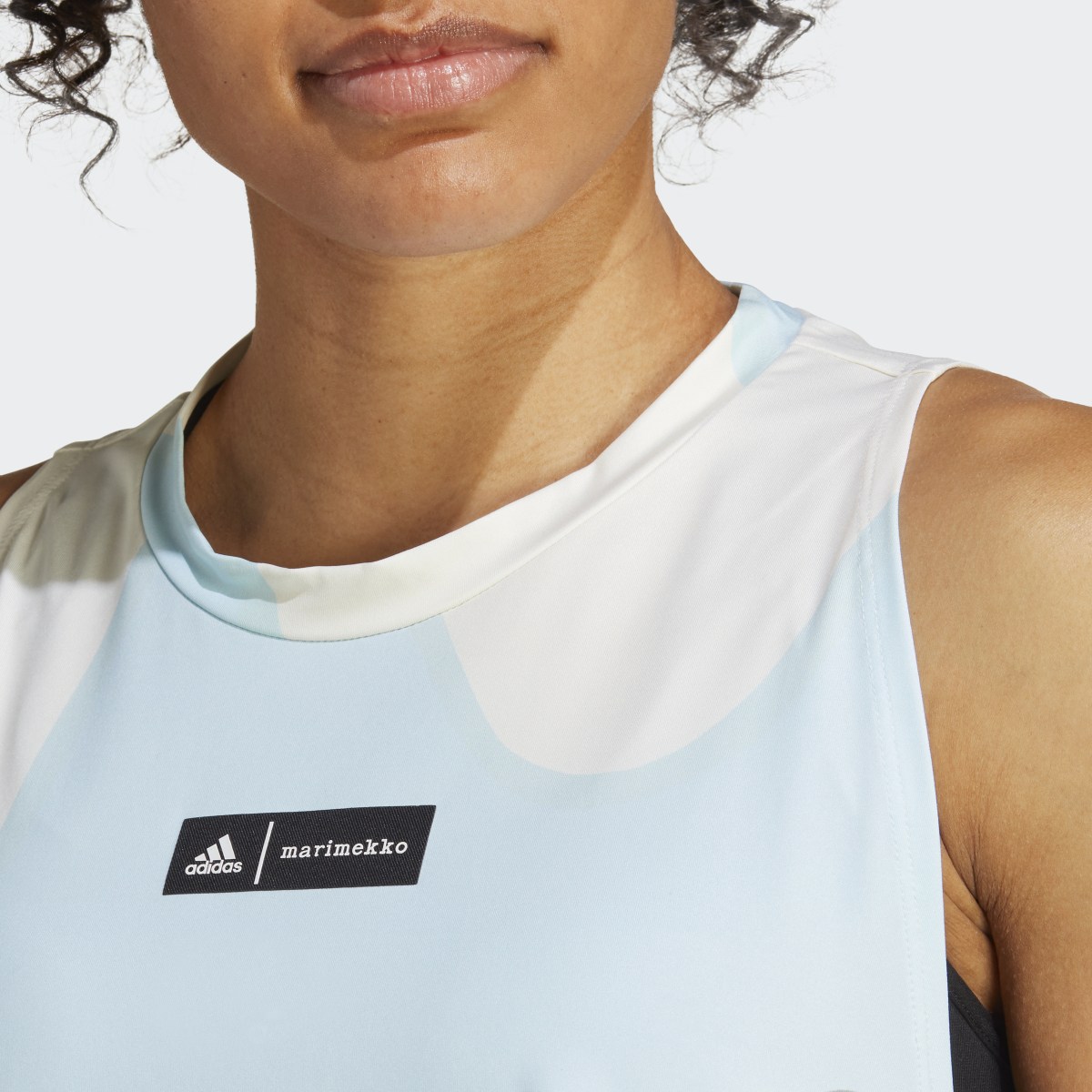 Adidas x Marimekko Run Icons 3 Bar Logo Running Tank Top. 7